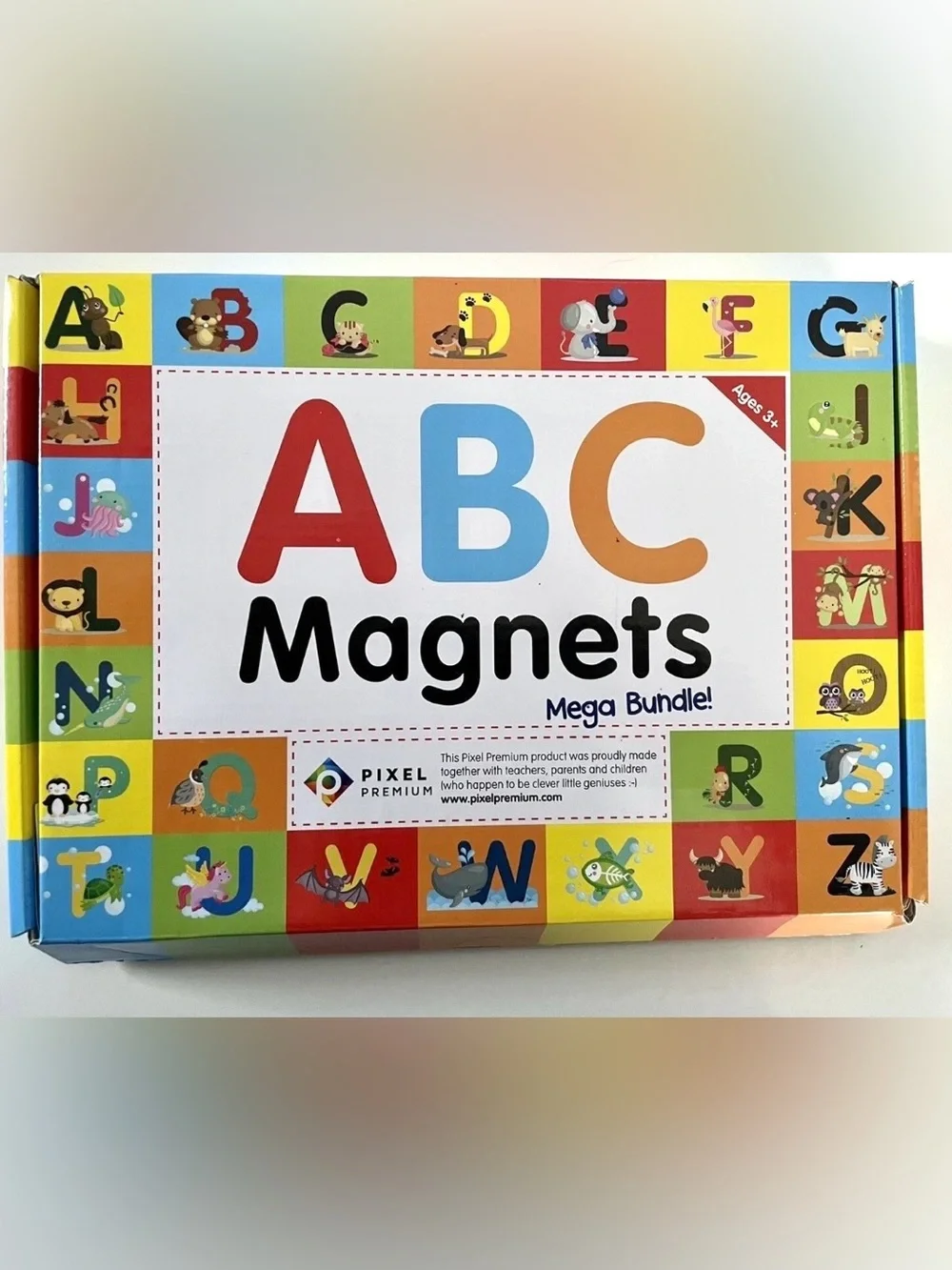 65 Piece Magnetic Alphabet Letters And Board By Pixel Premium